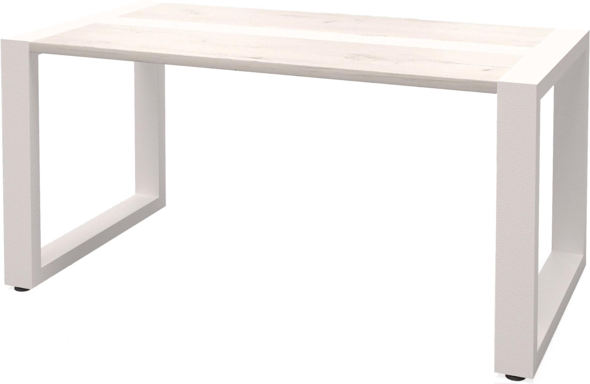 

Журнальный столик Millwood Лофт СТ-2 L 95х50х46 дуб белый Craft/металл белый