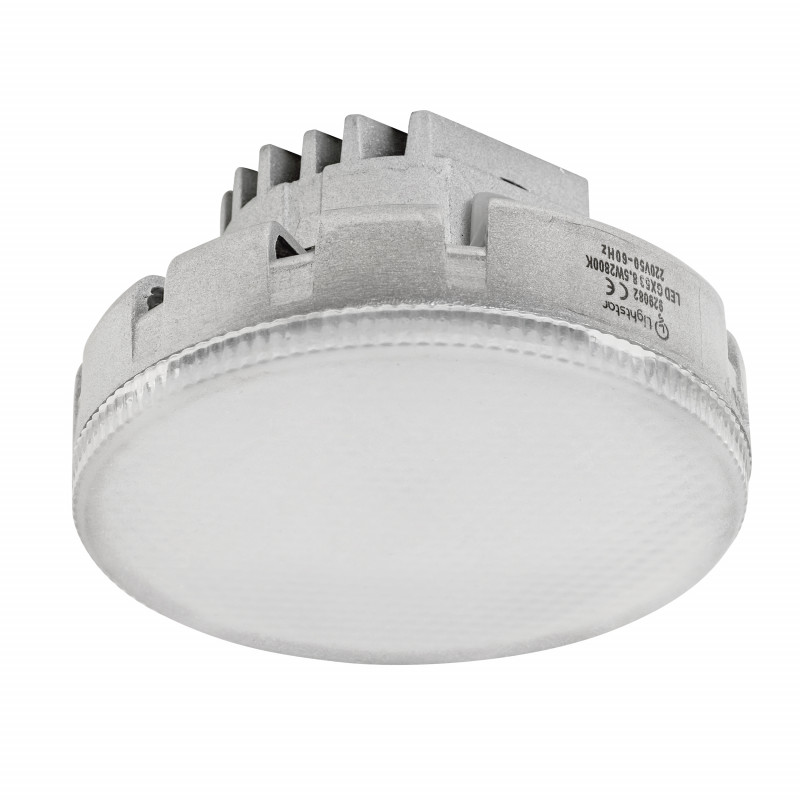 

Светодиодная лампа Lightstar LED 220V TABL GX53 8.5W=80W 680LM 180G FR 4200K 20000H, шт [929084], LED 220V TABL GX53 8.5W=80W 680LM 180G FR 4200K 20000H, шт