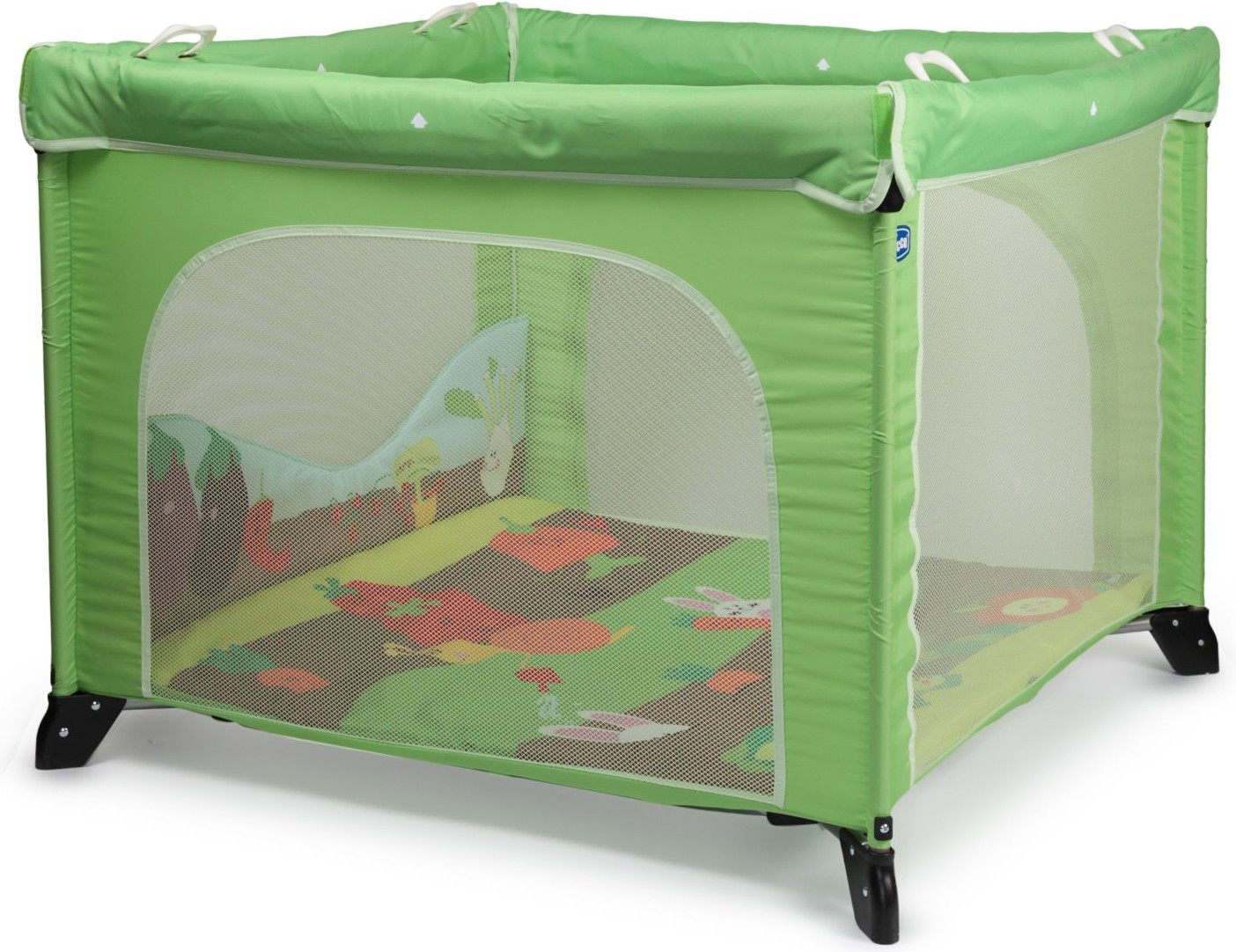 кровать манеж chicco open green playpen