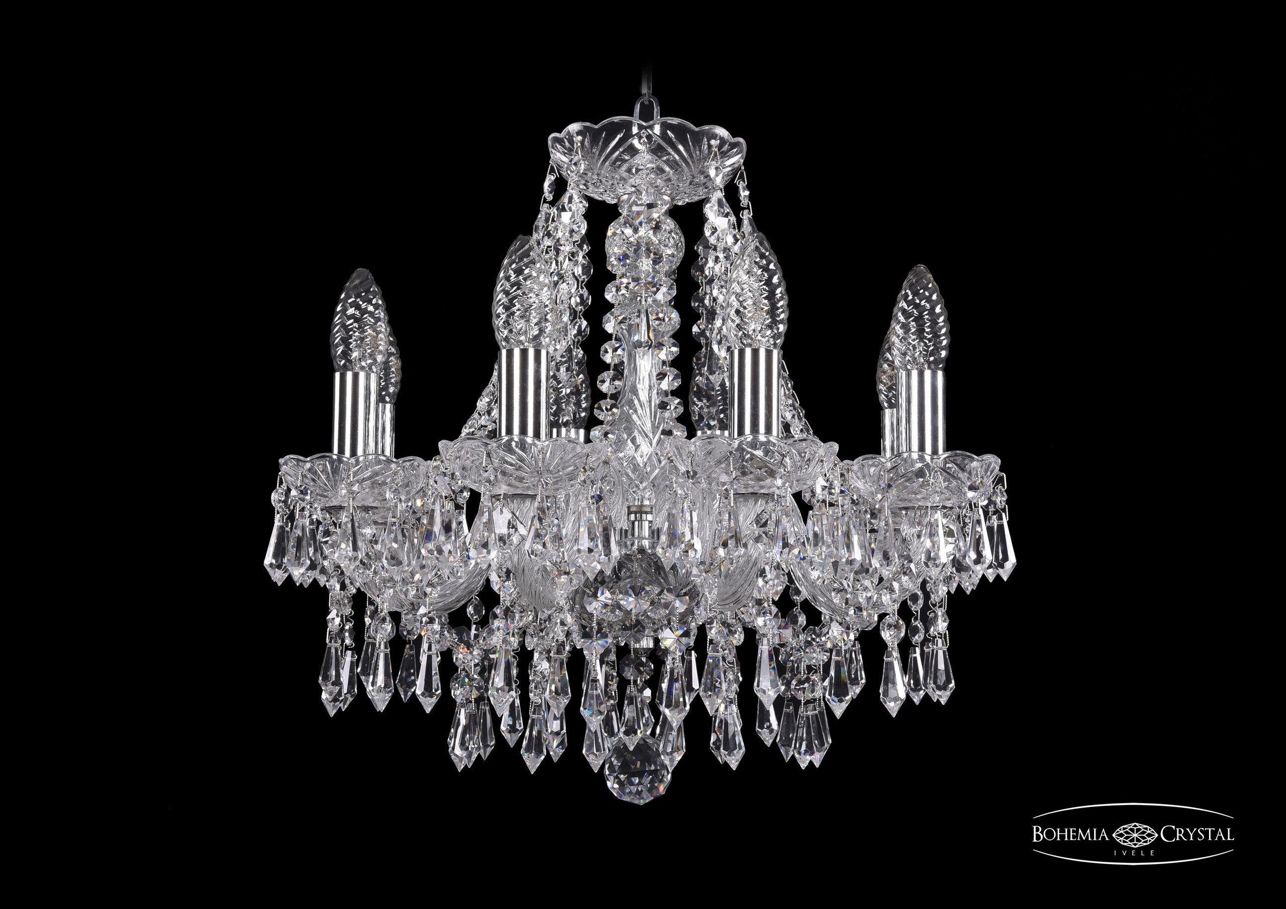 

Подвесная люстра Bohemia Ivele Crystal 1403/8/141/Ni