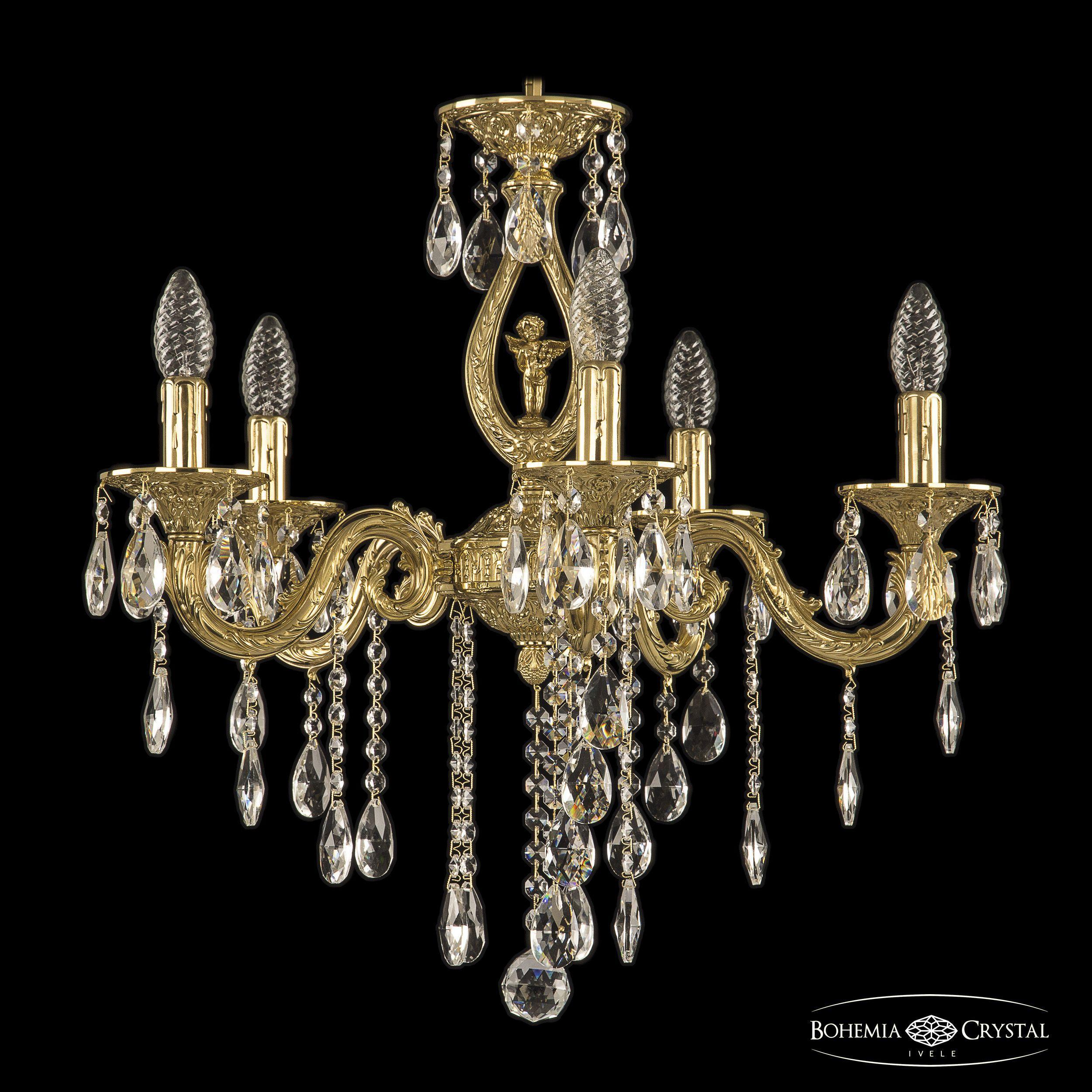 

Подвесная люстра Bohemia Ivele Crystal 71401/5/175 B G FA10S