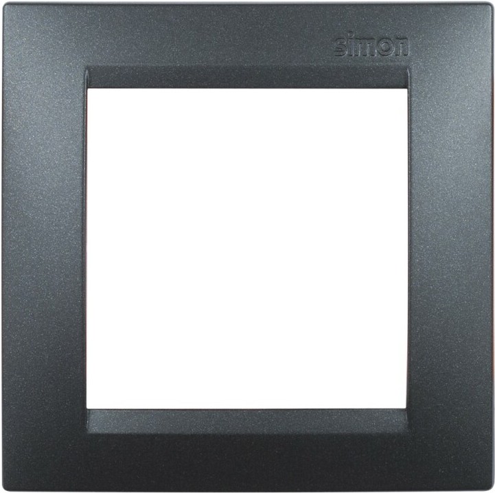 

Рамка для выключателя Simon 1500610-038 (графит), Рамка Simon 1500610-038 графит