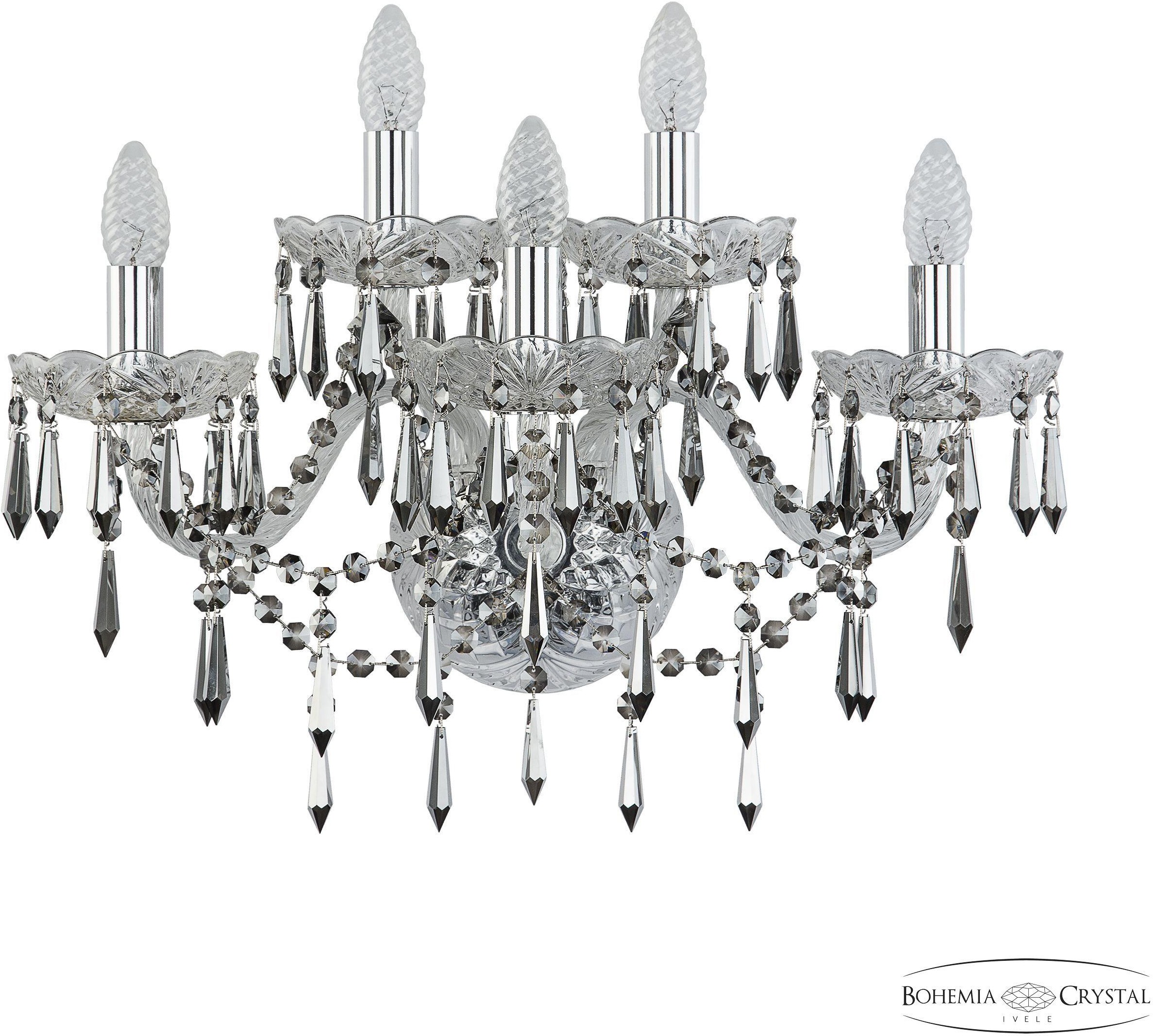 

Бра Bohemia Ivele Crystal 1403B/3+2/195/XL NI R731