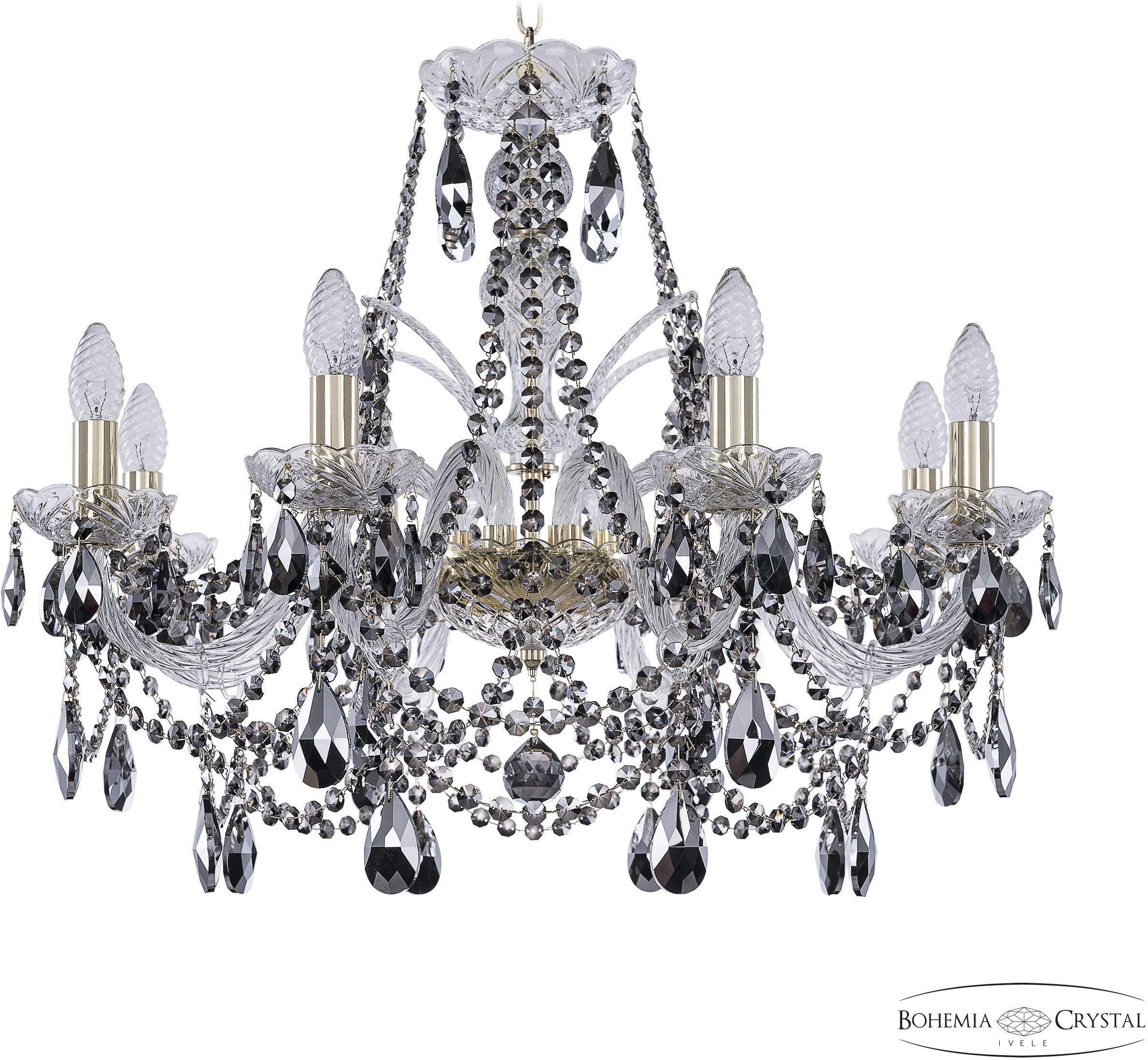 

Подвесная люстра Bohemia Ivele Crystal 1411/8/240 G R781