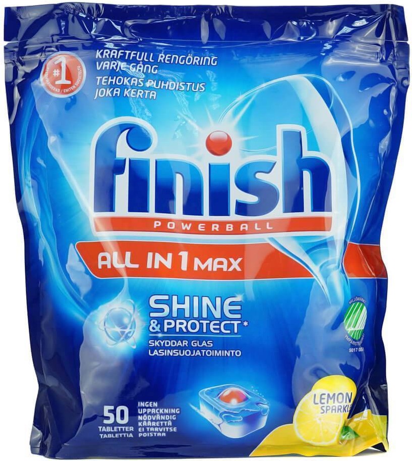 

Таблетки для посудомоечной машины Finish ALL in 1 Лимон 50шт