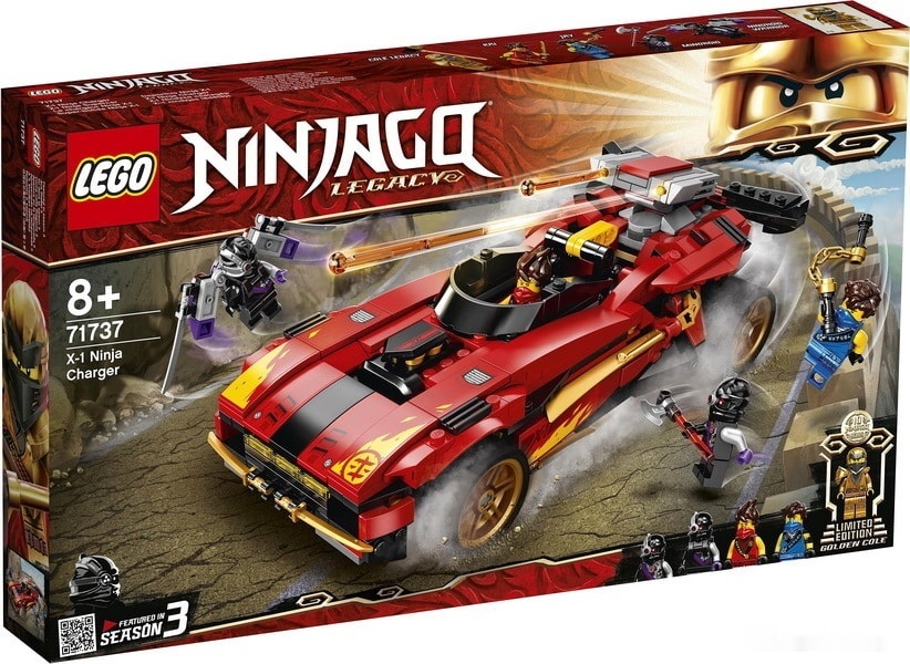 

Конструктор LEGO Ninjago Legacy Ниндзя-перехватчик Х-1 [71737], Конструктор LEGO Ninjago Legacy Ниндзя-перехватчик Х-1 71737