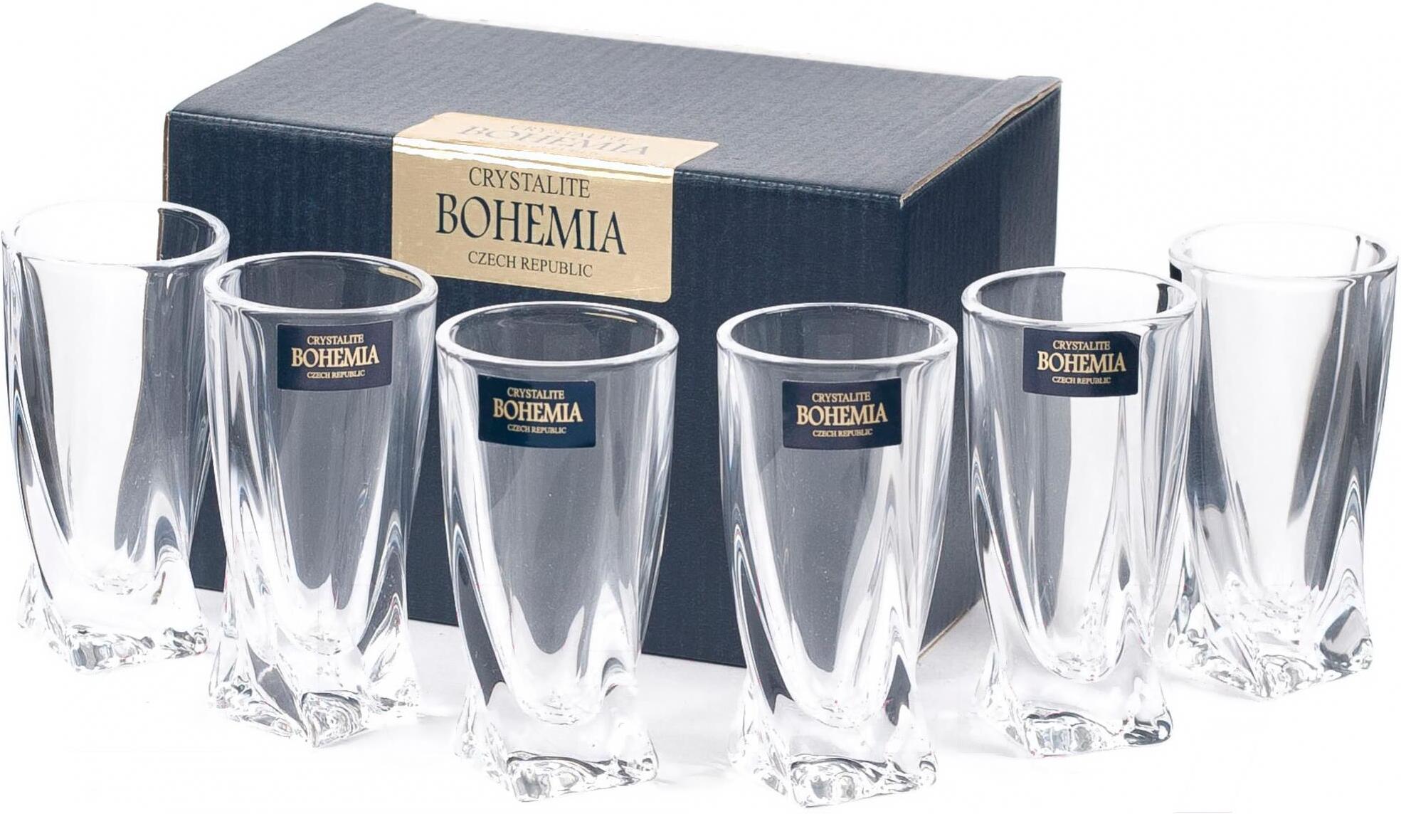 

Набор рюмок Crystalite Bohemia Quadro (9K7/2K936/0/99A44/050-669)