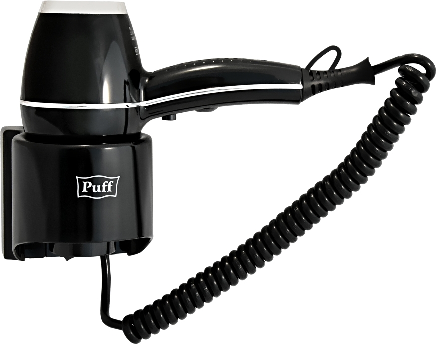 

Сушилка для рук, волос Puff 1800Bl чёрный, для волос Puff 1800Bl чёрный
