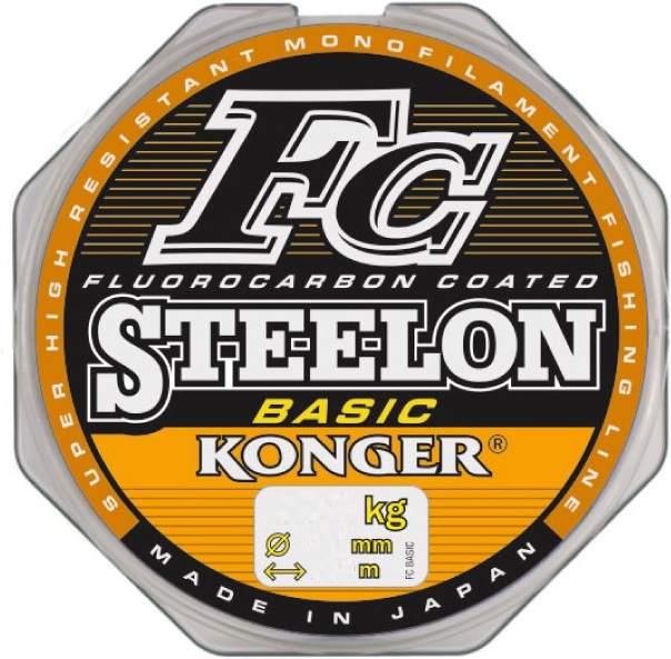 

Леска монофильная KONGER STEELON FC BASIC 30 м 0,14 мм [232030014], Леска монофильная KONGER STEELON FC BASIC 30 м 0,14 мм 232030014