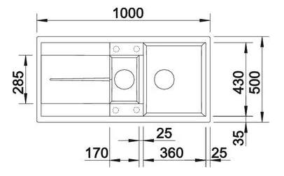 

Кухонная мойка Blanco Metra 6 S жемчужный [520577], Metra 6 S