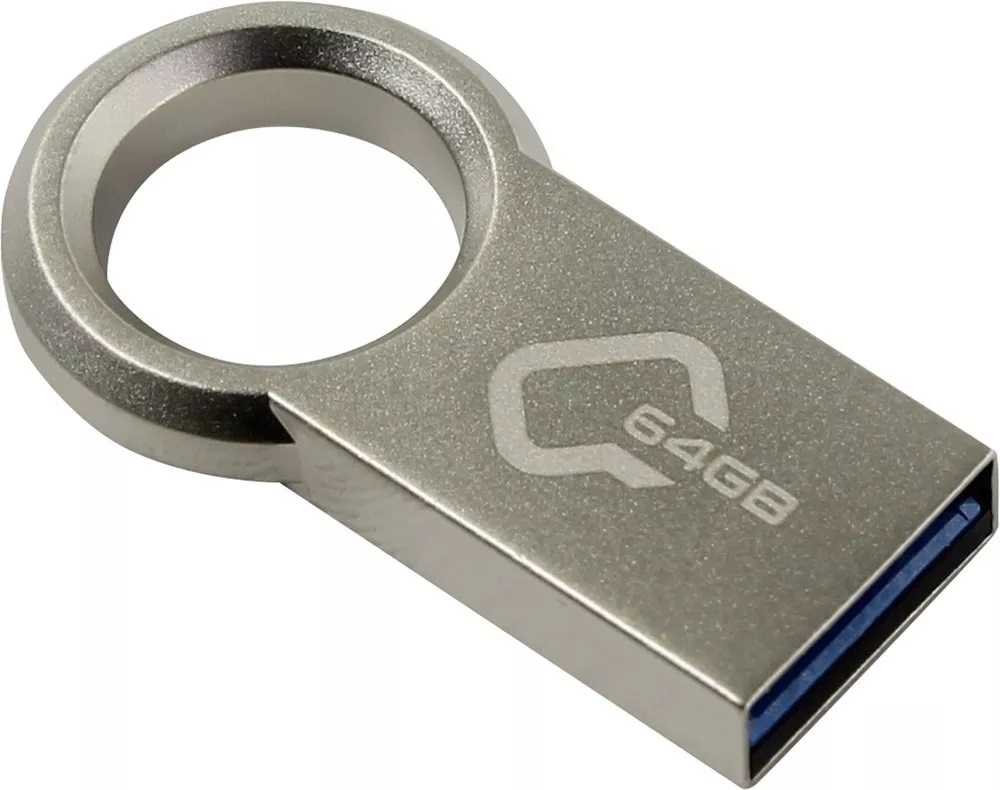 

Usb flash QUMO 64GB Ring 3.0 QM64GUD3-Ring металлик [23864], Usb flash QUMO 64GB Ring 3.0 QM64GUD3-Ring 23864 металлик