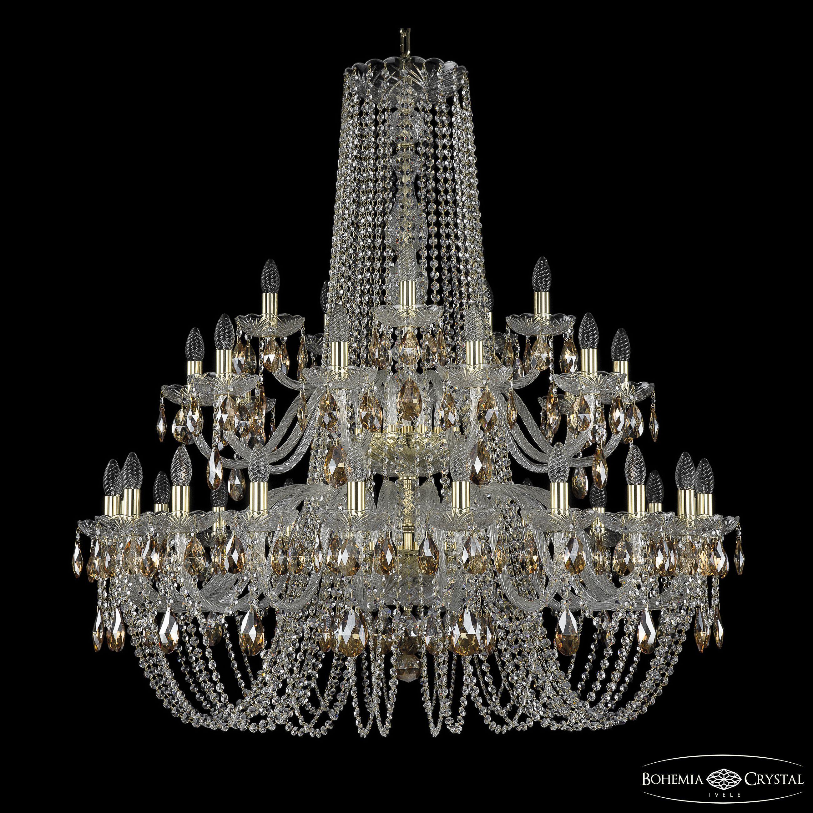 

Подвесная люстра Bohemia Ivele Crystal 1402/20+10+5/400/2d G K721
