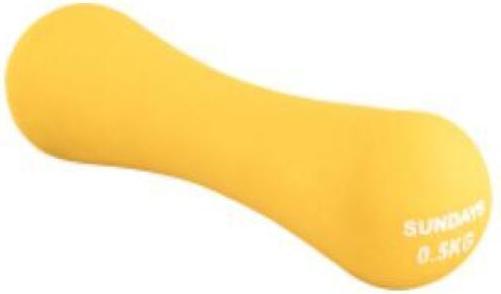 

Гантель Sundays Fitness IR92004-D 0.5кг желтый, Fitness IR92004-D 0.5кг