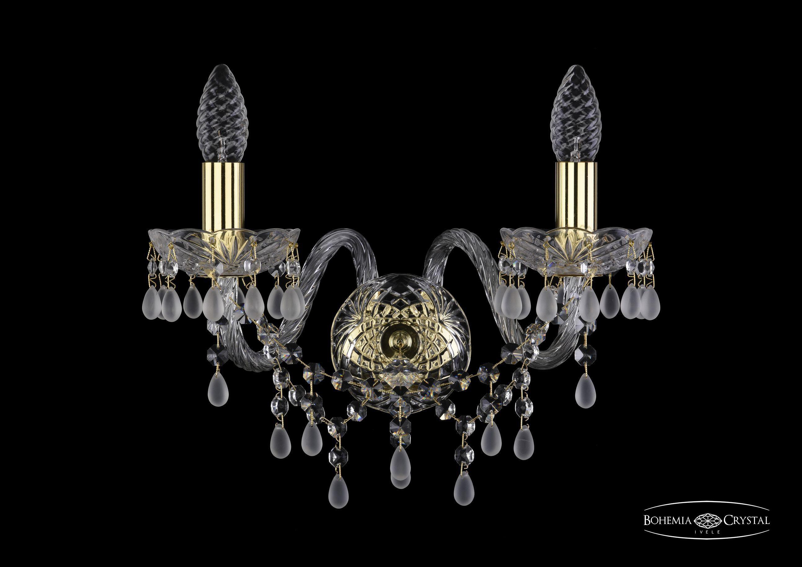 

Подвесная люстра Bohemia Ivele Crystal 1410B/2/160/G/V0300, Бра Bohemia Ivele Crystal 1410B/2/160/G/V0300