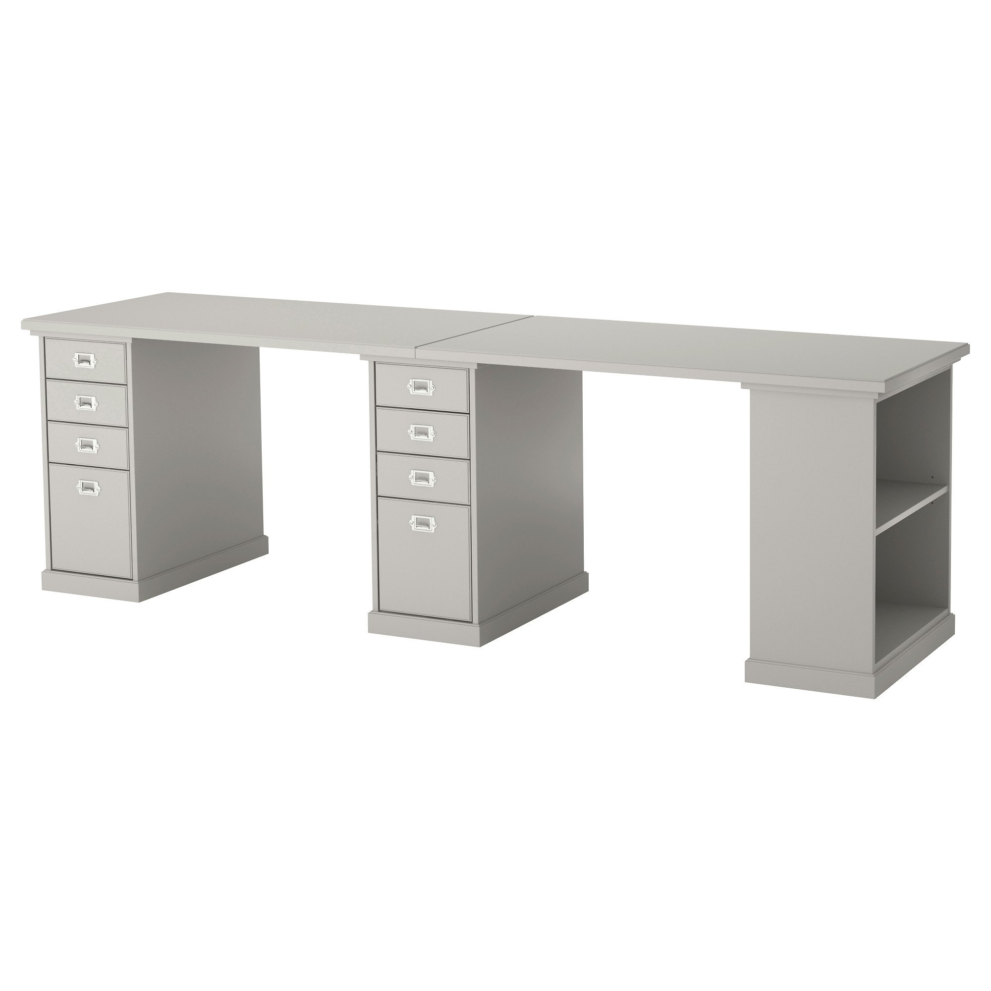 

Письменный стол Ikea Климпен (светло-серый/серый) [292.141.47], Климпен