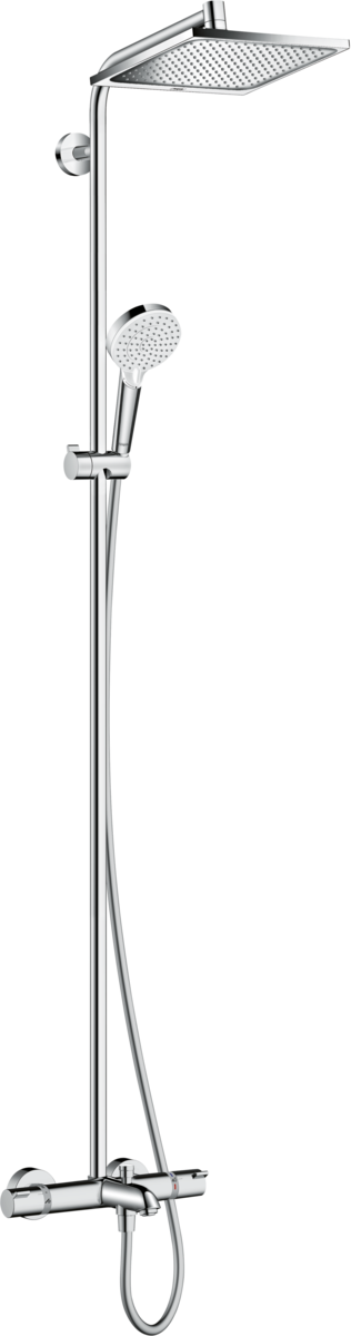 

Душевая система Hansgrohe Crometta E 240 1jet Showerpipe [27298000], Душевая система Hansgrohe Crometta E 240 1jet Showerpipe