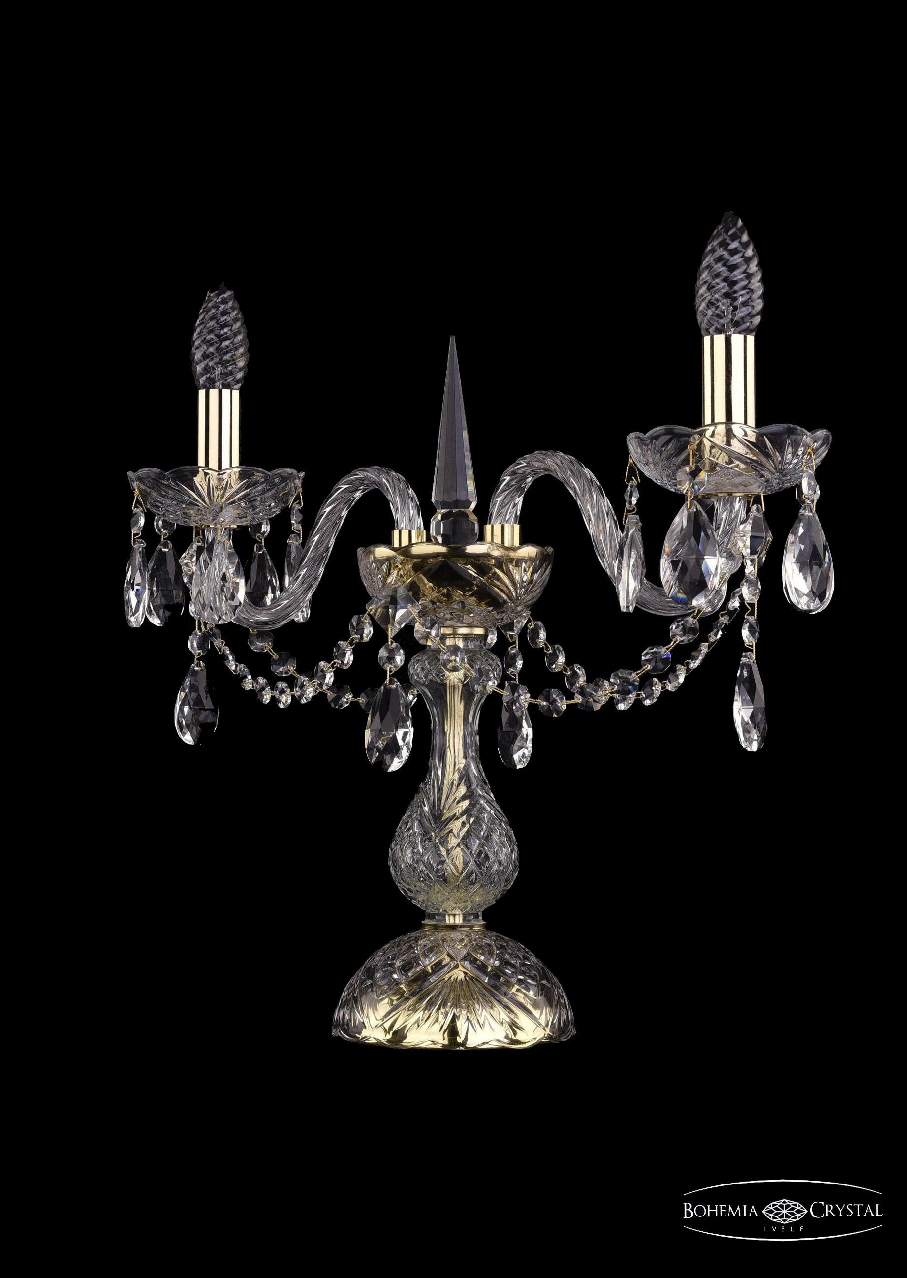 

Подвесная люстра Bohemia Ivele Crystal 1406L/2/141-39/G, Настольная лампа Bohemia Ivele Crystal 1406L/2/141-39/G