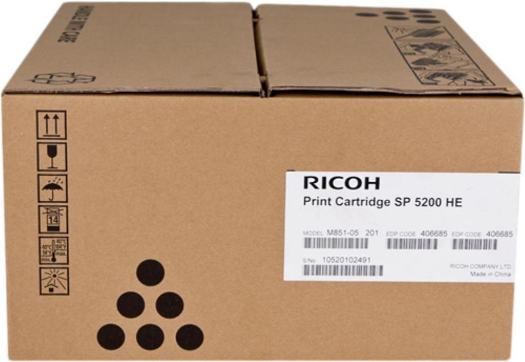 

Картридж Ricoh SP 5200HE черный [821229], Картридж Ricoh SP 5200HE 821229 черный