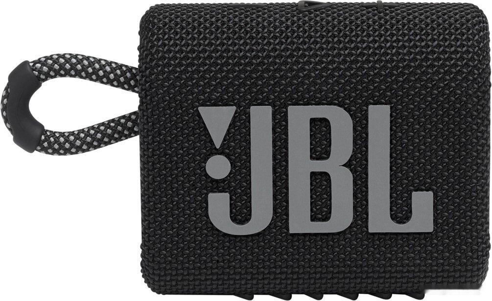 

Портативная акустика JBL Go 3 Black [JBLGO3BLK], Беспроводная колонка JBL Go 3 (черный)