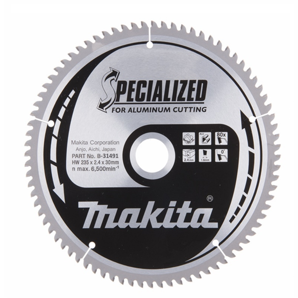 

Диск пильный Makita 235х30 мм 80 зуб [B-31491], Диск пильный Makita 235х30 мм 80 зуб B-31491