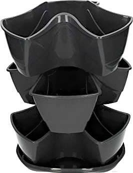 

Горшок Prosperplast Coubi графитовый [DKN3003-426U], Кашпо Prosperplast Coubi DKN3003-426U (графит)