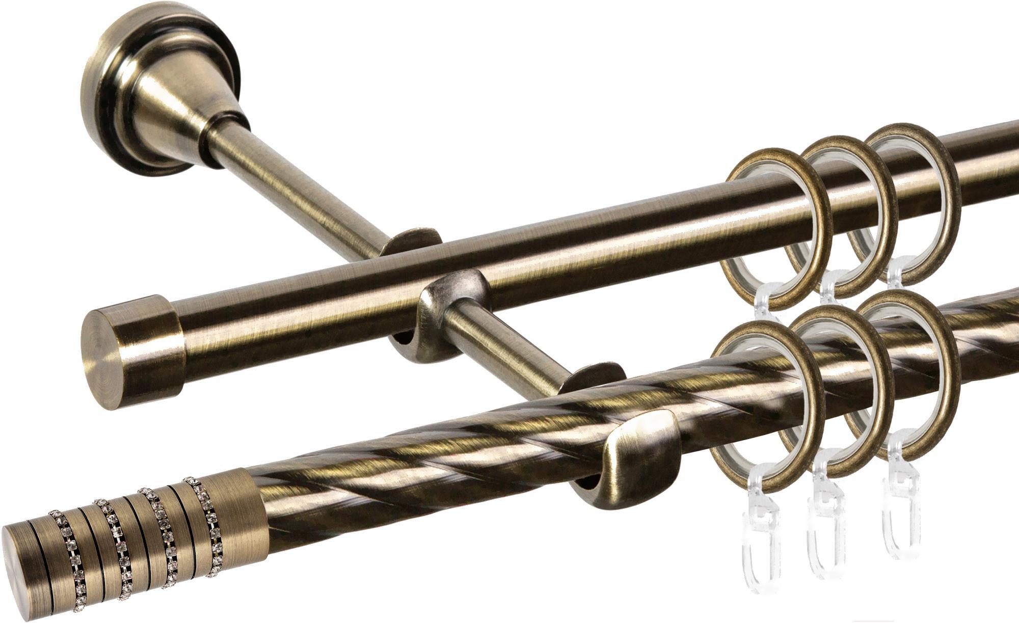 

Карниз АС ФОРОС Grace D16K/16Г составной + наконечники Кортеза 2.8м антик