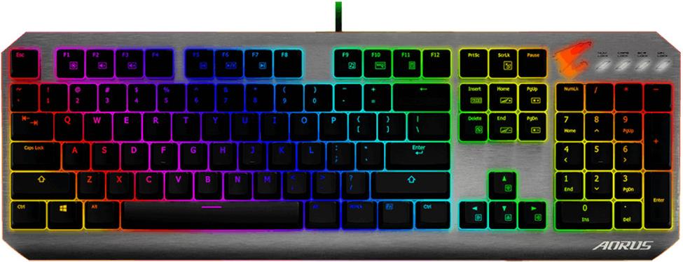 

Клавиатура Gigabyte Aorus K7 Black [AORUSK7RUREDSW], Aorus K7