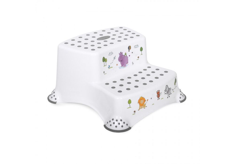 

Подставка для ног Lorelli Hippo 1013055 двойная White Grey (10130550092)