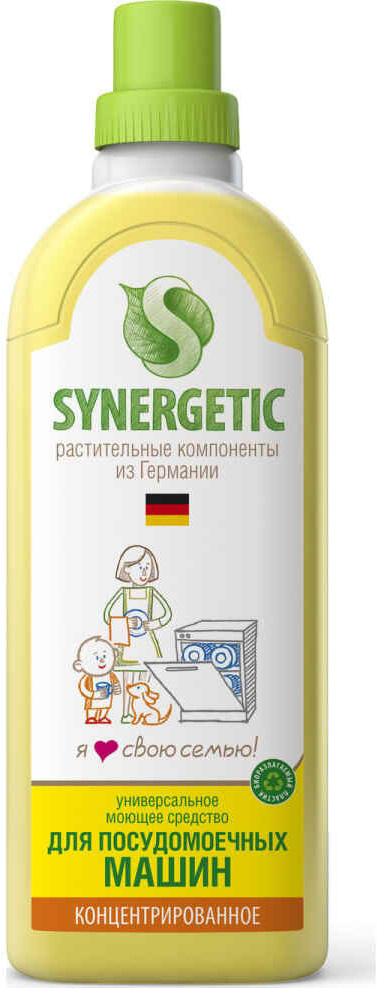 

Гель для посудомоечных машин Synergetic Жидкое 1 л