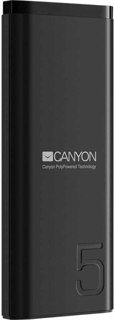 

Портативное зарядное устройство Canyon Power bank 5000mAh Black [CNE-CPB05B], Портативное зарядное устройство Canyon Power bank 5000mAh CNE-CPB05B Black