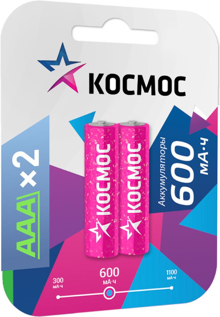 

Батарейка, аккумулятор, зарядное КОСМОС R03 600mAh NI-MH 2шт, Аккумуляторная батарейка КОСМОС R03 600mAh NI-MH 2шт