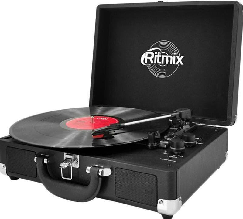 

Виниловый проигрыватель Ritmix LP-120B Black