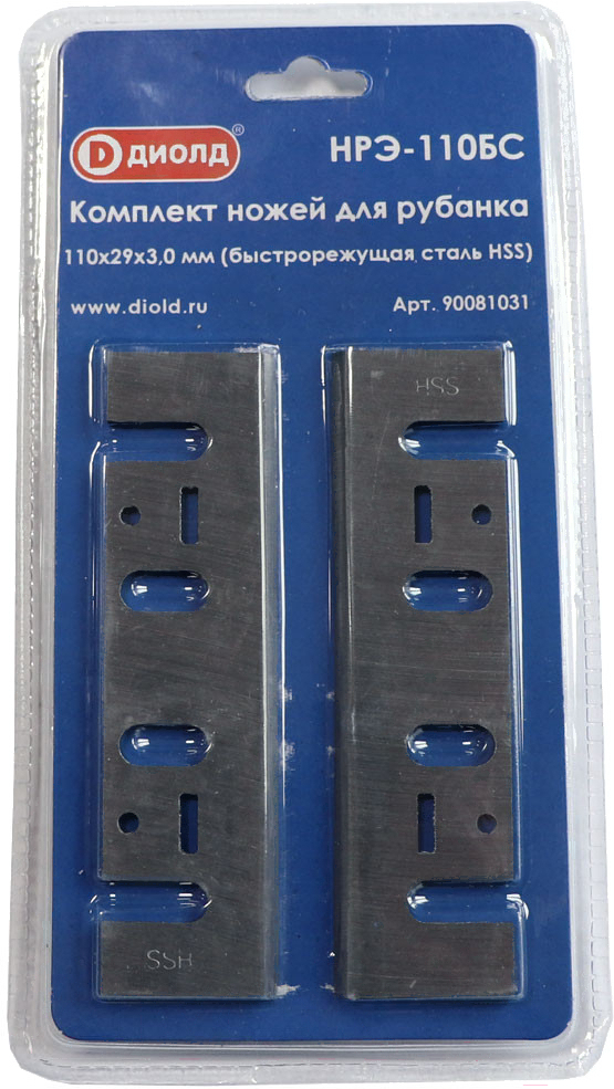 

Нож для рубанка Диолд НРЭ-110БС (90081031)