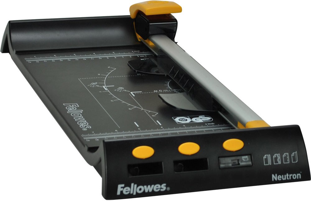 

Роликовый резак Fellowes SafeCut Neutron A4, Резак для бумаги Fellowes SafeCut Neutron A4 FS-54100