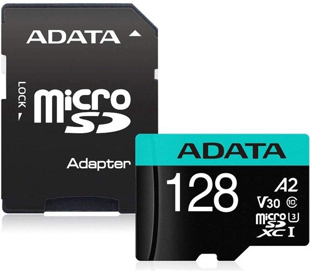 

Карта памяти A-Data MICRO SDXC 128GB W/AD [AUSDX128GUI3V30SA2-RA1], Карта памяти A-Data MICRO SDXC 128GB W/AD AUSDX128GUI3V30SA2-RA1