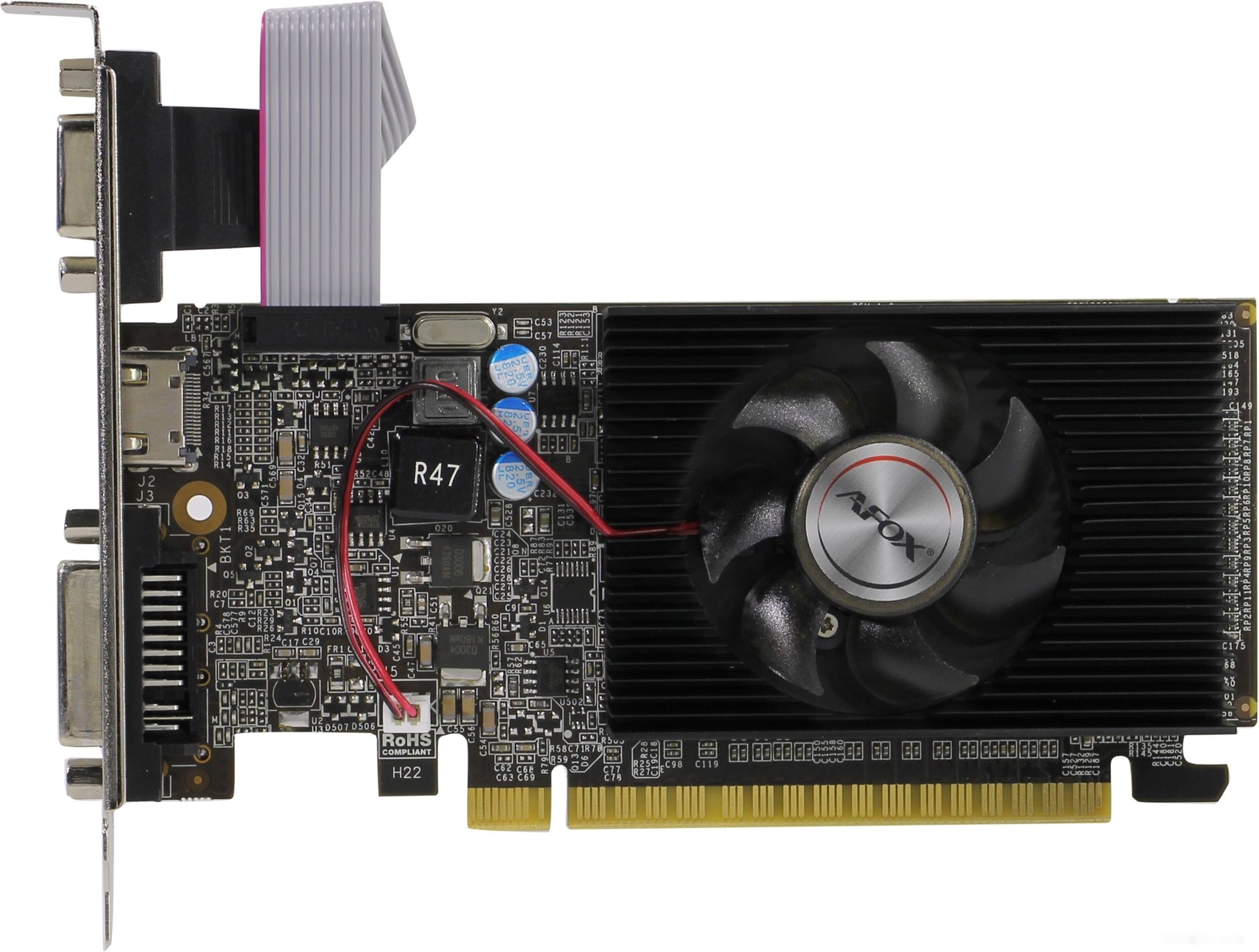 

Видеокарта Afox Geforce GT610 2GB DDR3 [AF610-2048D3L7-V5], Видеокарта AFOX GeForce GT 610 2GB DDR3 (AF610-2048D3L7-V5)