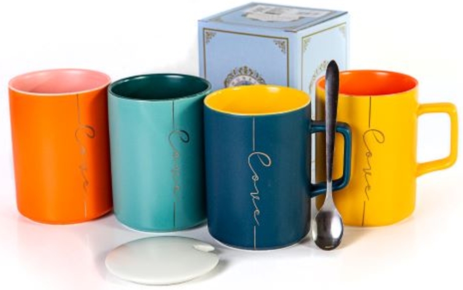 

Кружка с ложкой monAmi MUG-320, Кружка с ложкой MonAmi MUG-320