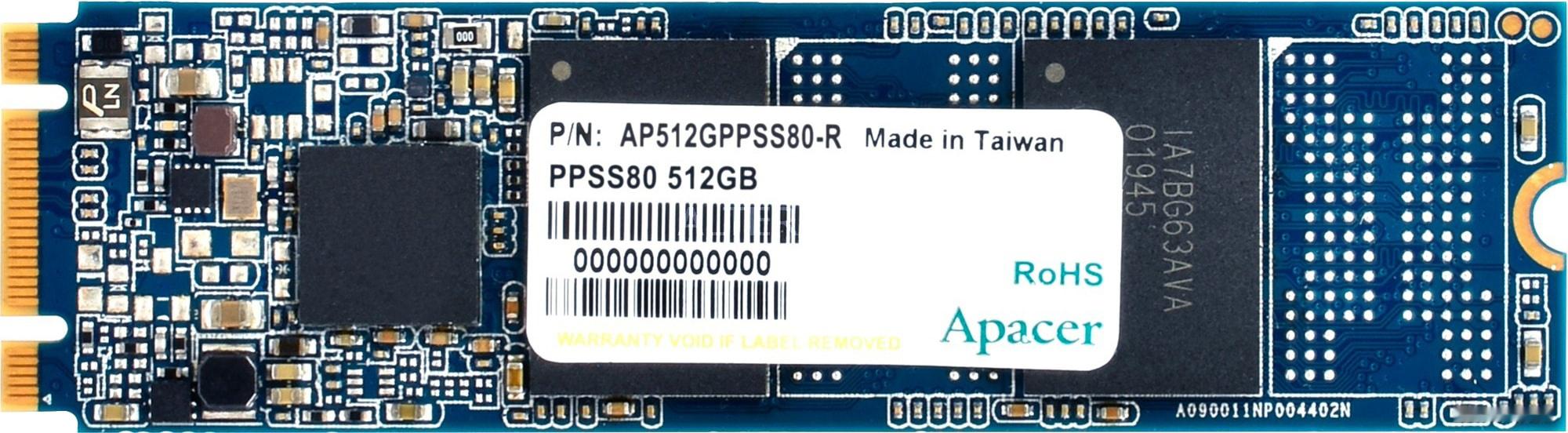 

SSD диск Apacer 2280 512GB Professional [AP512GPPSS80-R], 2280 512GB Professional