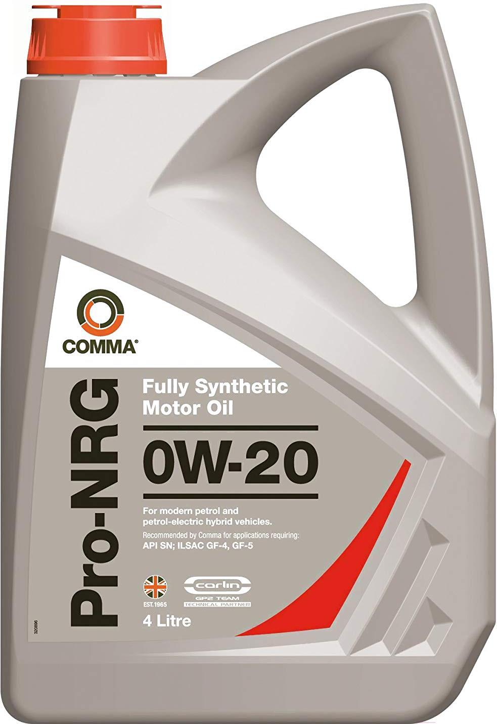 

Моторное масло Comma Pro-NRG 0W20 4л [NRG4L], Моторное масло Comma Pro-NRG 0W20 4л NRG4L