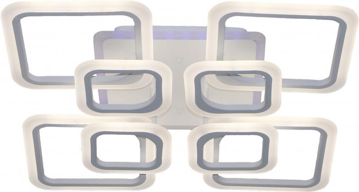 

Накладная люстра KinkLight КВАДРО w68*68 h13 Led 121W (3000K-6000К) с пультом ДУ белый [07811], КВАДРО w68*68 h13 Led 121W (3000K-6000К) с пультом ДУ