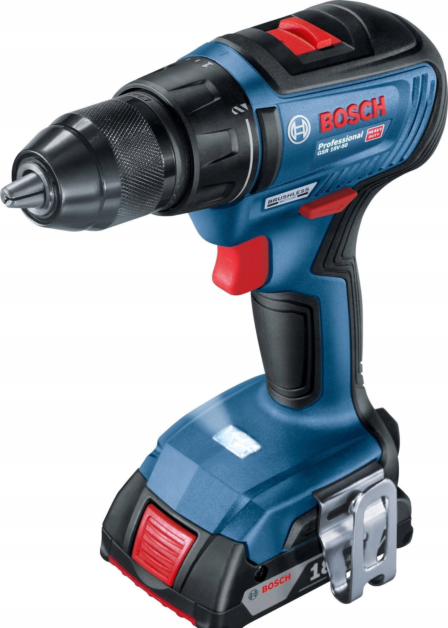 

Электроотвертка и шуруповёрт Bosch GSR 18V-50, Дрель-шуруповерт Bosch GSR 18V-50 Professional 06019H5000 (с 2-мя АКБ, кейс)