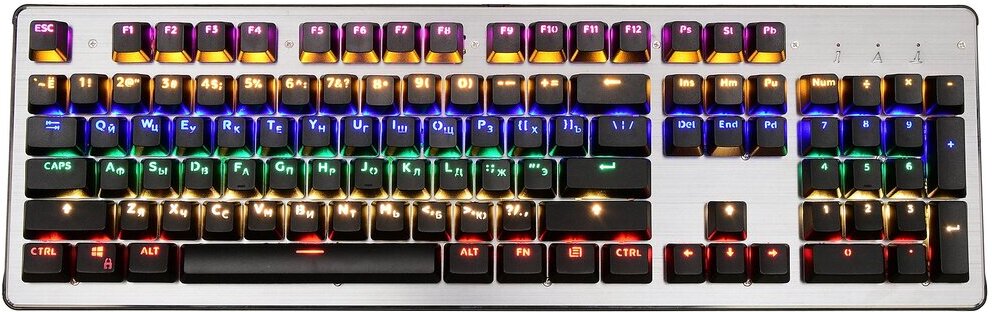 

Клавиатура Oklick 970G Dark Knight черный/серебристый