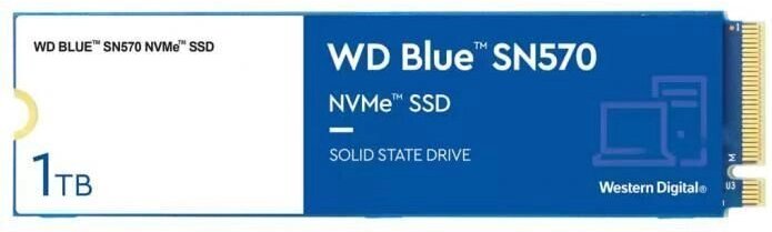 

SSD диск WD M.2 2280 1TB Blue [WDS100T3B0C], SSD диск WD Blue SN570 1TB (WDS100T3B0C)