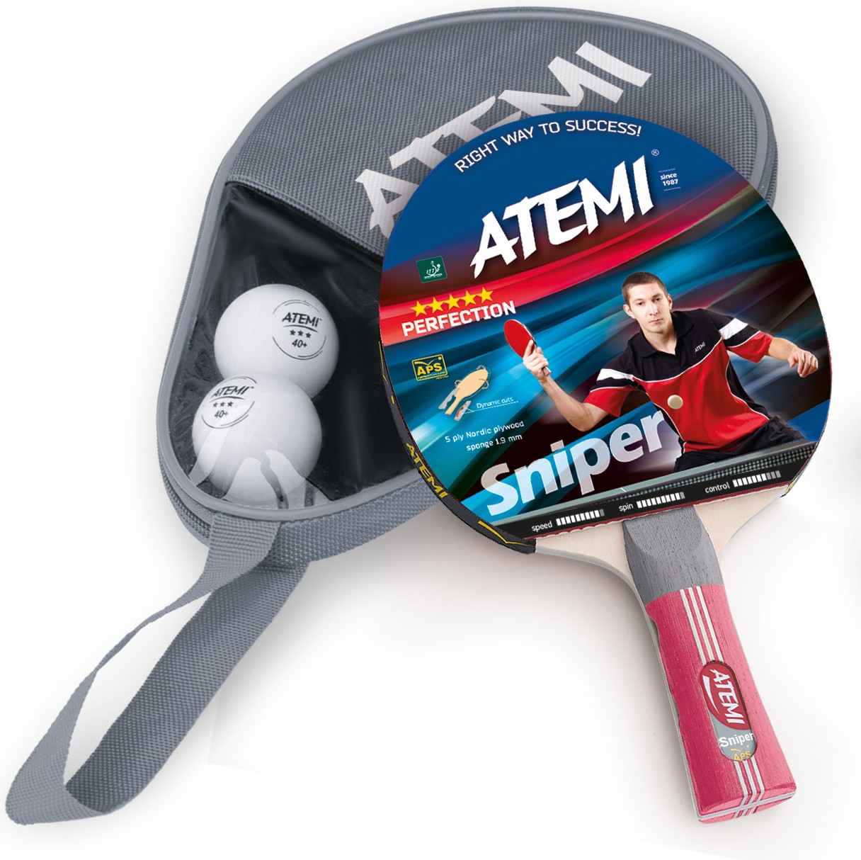 

Набор Atemi Sniper, Набор для настольного тенниса Atemi Sniper