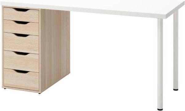 

Стол письменный Ikea Лагкаптен / Алекс белый [194.319.76], Лагкаптен / Алекс