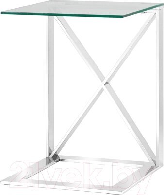 

Журнальный столик Stool Group Кросс серебро [EET-008-C], Журнальный столик Stool Group Кросс EET-008-C серебро