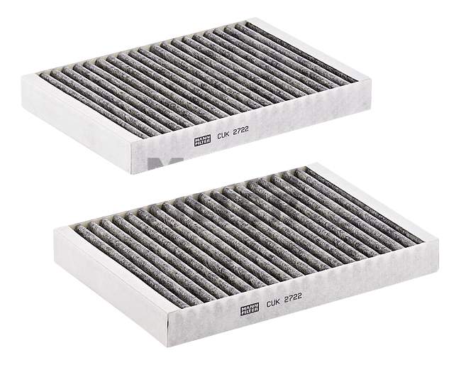 

Салонный фильтр Mann-Filter CUK2722-2 (2шт, угольный), CUK2722-2 (2шт, угольный)