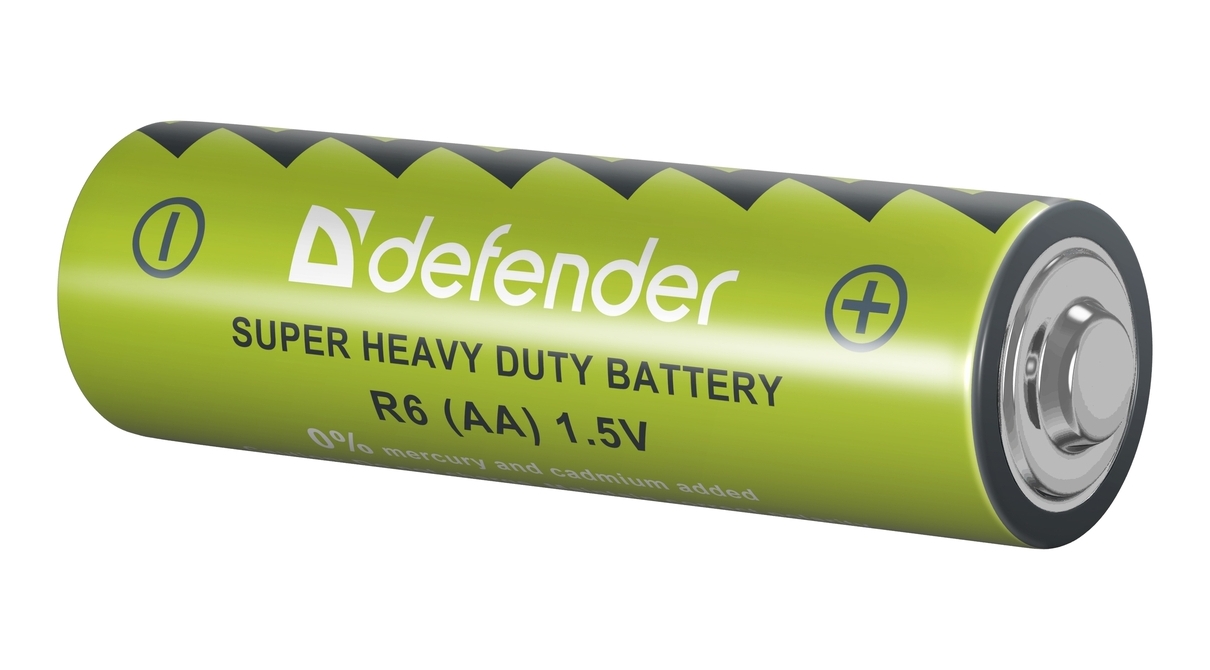 

Батарейки Defender AA 4 шт R6-4F, R6-4F AA 4 шт в пленке