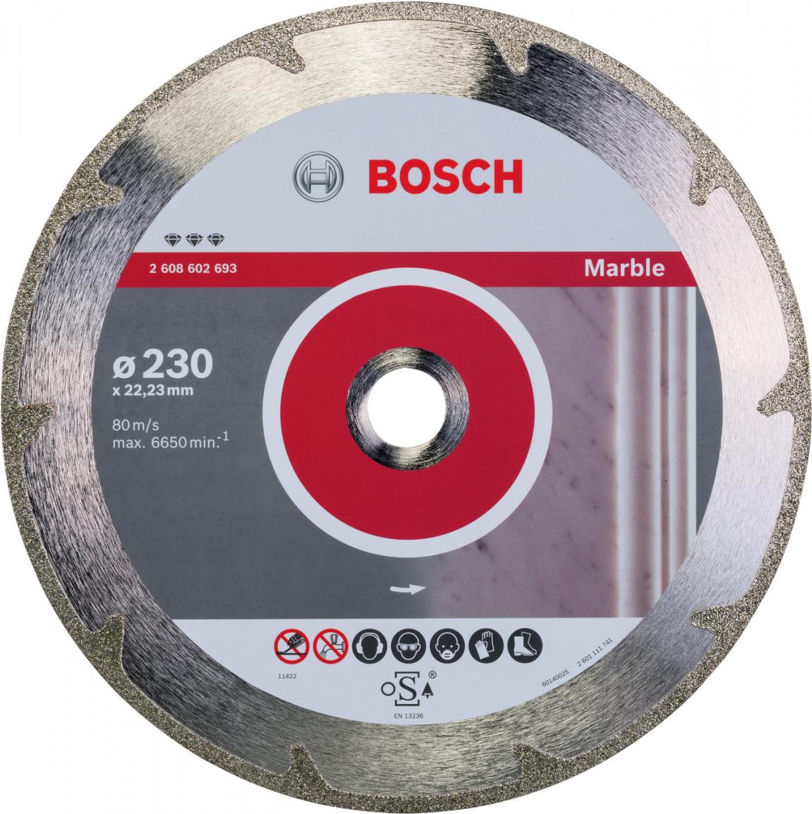 

Оснастка для электроинструмента Bosch 230х22 мм Best for Marble (2608602693), 230х22мм Best for Marble