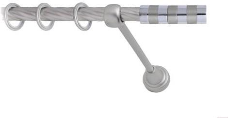 

Карниз Lm Decor Жезл 060 1р витой 1.6м сатин, Жезл 060 1р витой 16мм 1.6м